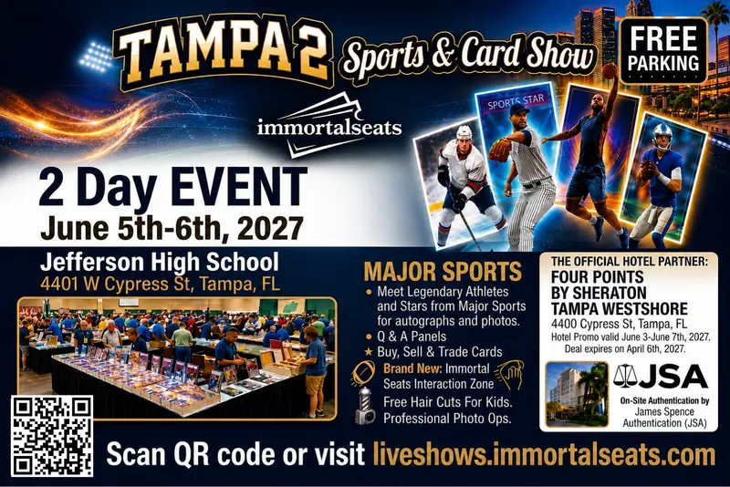 Immortal Seats Tampa 2: Sports & Card - 2 Day Pass